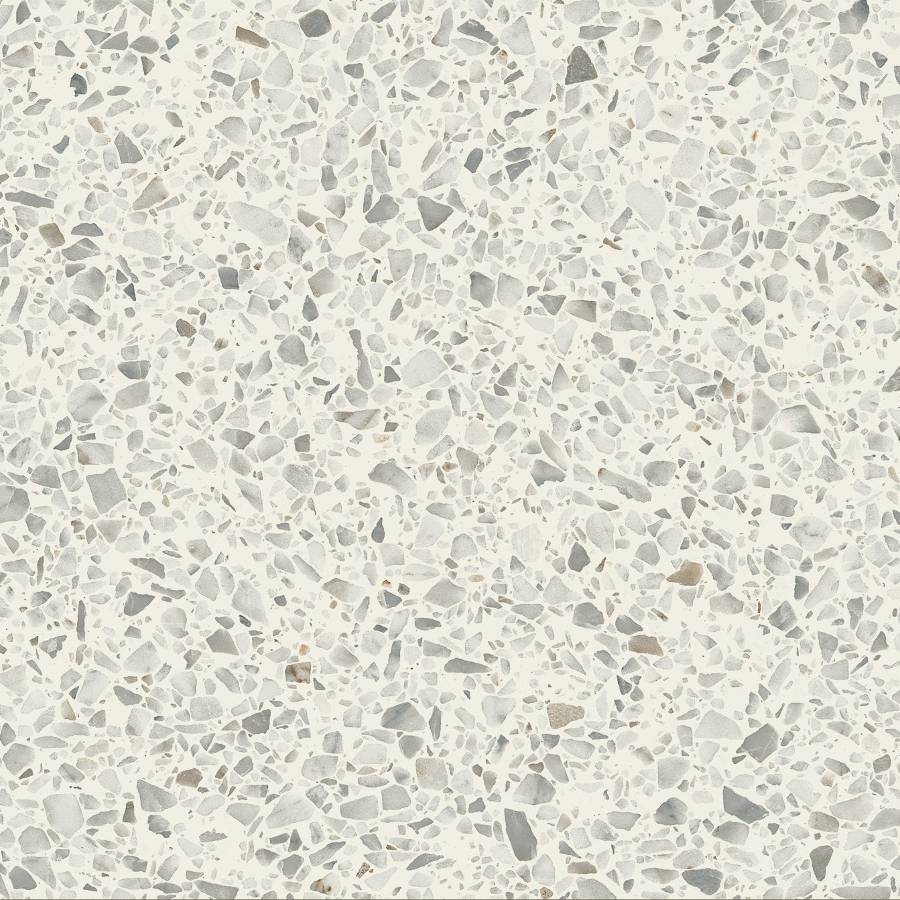 Porcelain tile with white and gray speckled design from Surface Group.