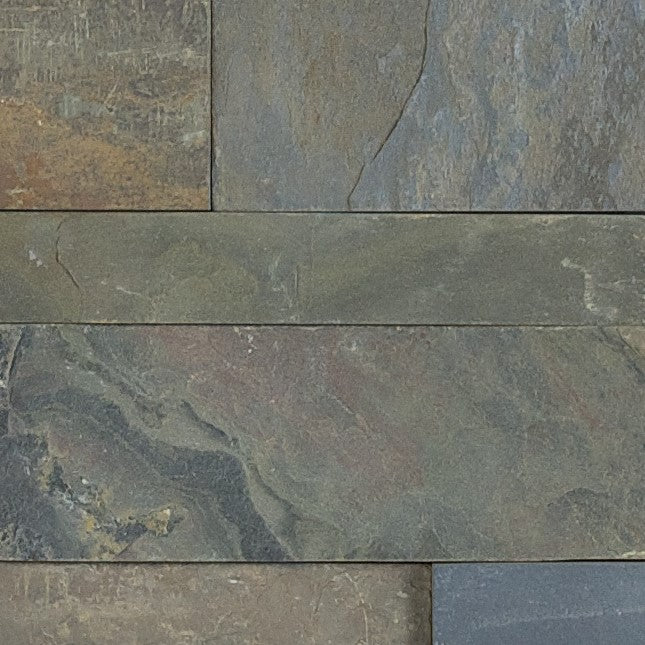 Indian Coast Quartzite ledger stone panel close look
