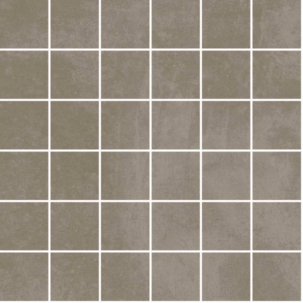 ATTITUDE: Warm Sand Square Straight Stack Field Mosaic (12"x12"x9mm | matte | rectified)