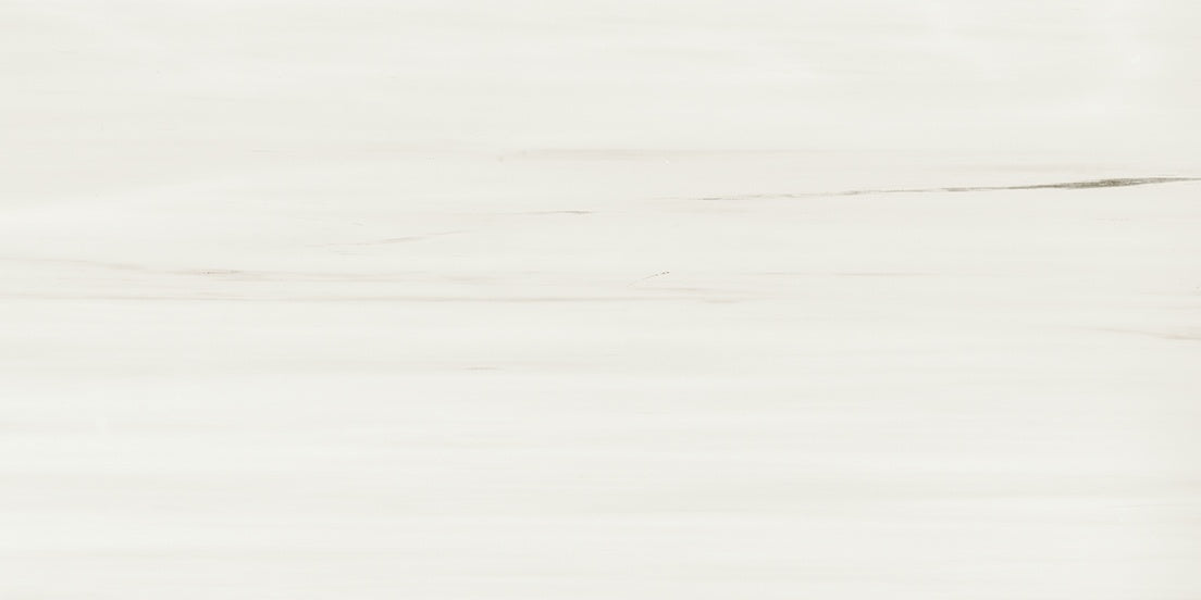Polished white porcelain tile with delicate dolomite-inspired veins, exuding serene luxury and refined elegance for modern interiors.
