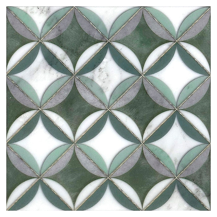 Samarah Spring Carrara Blanco Deco Tile (6x6)