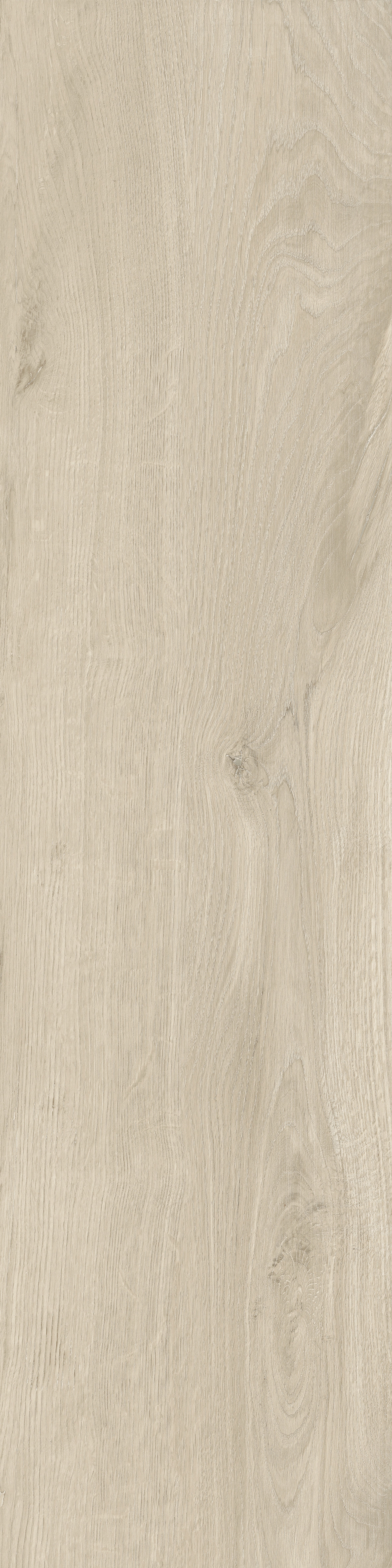 Elegant almond-toned porcelain wood-look plank with a warm, matte finish, evoking natural serenity for refined outdoor terraces.