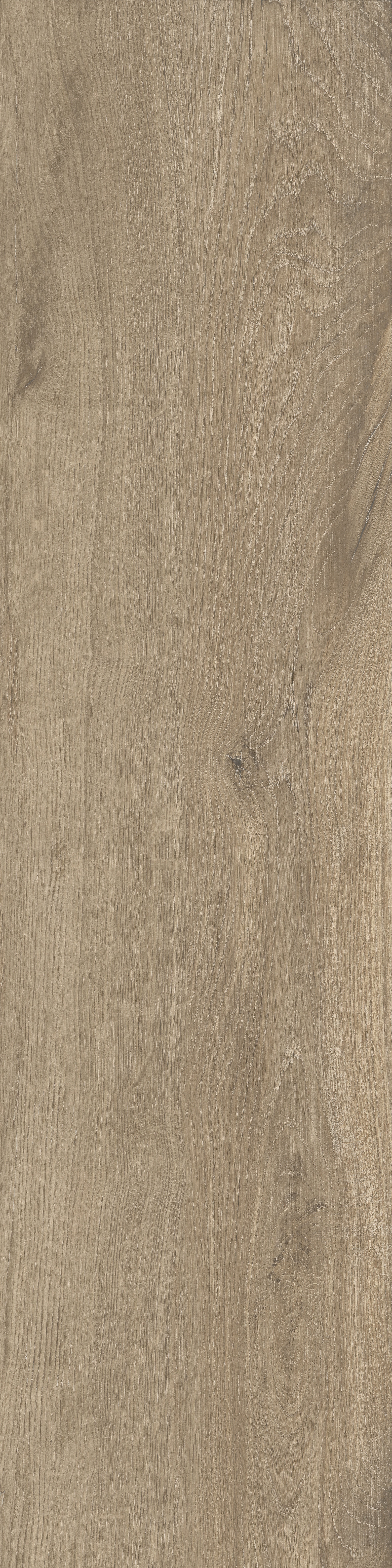 A warm hazelnut wood-look porcelain plank with a matte finish and polished edges, exuding modern serenity for luxurious terraces.