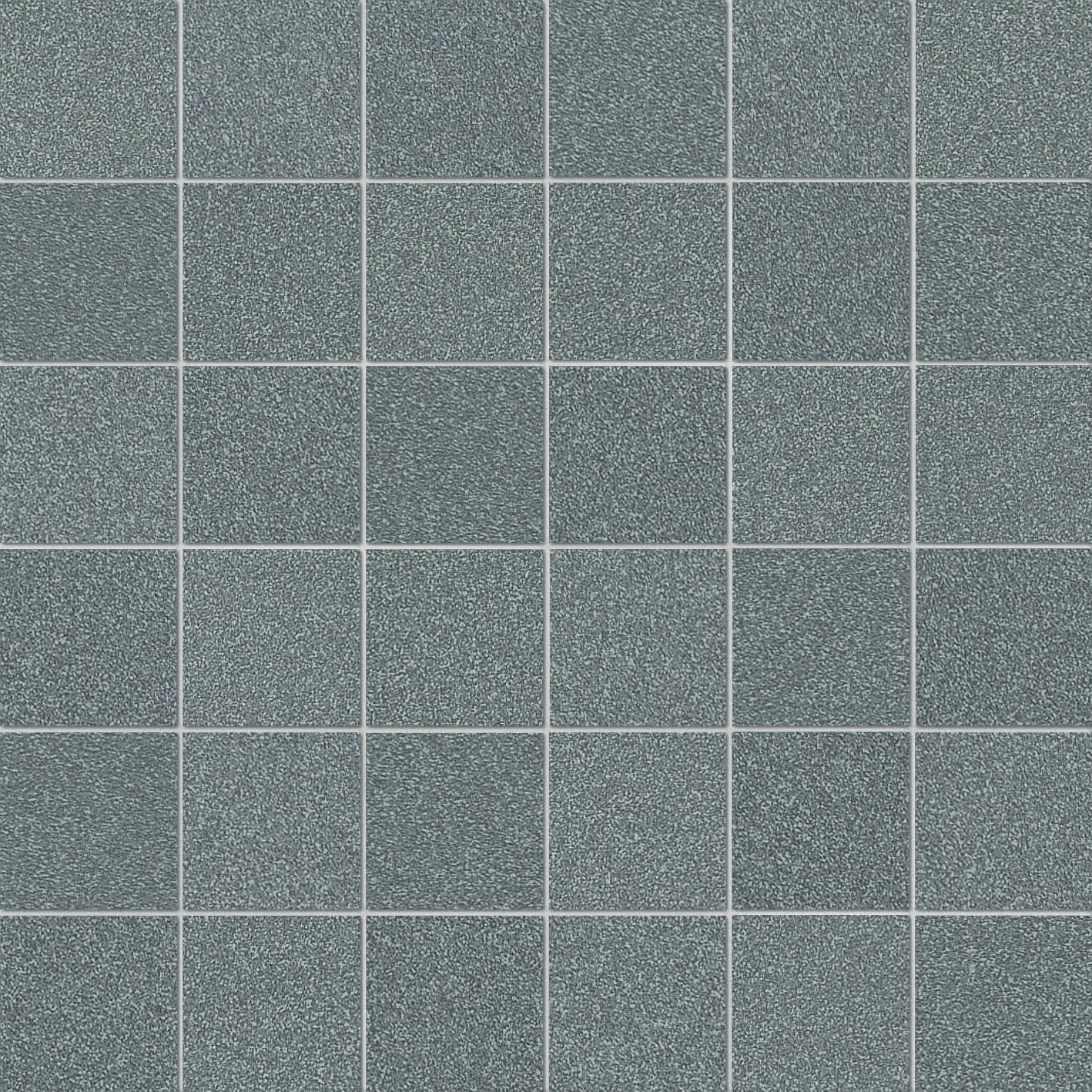 Interlocking square mosaic tiles in warm gray terrazzo with fine aggregate, exuding timeless sophistication and artisanal elegance.