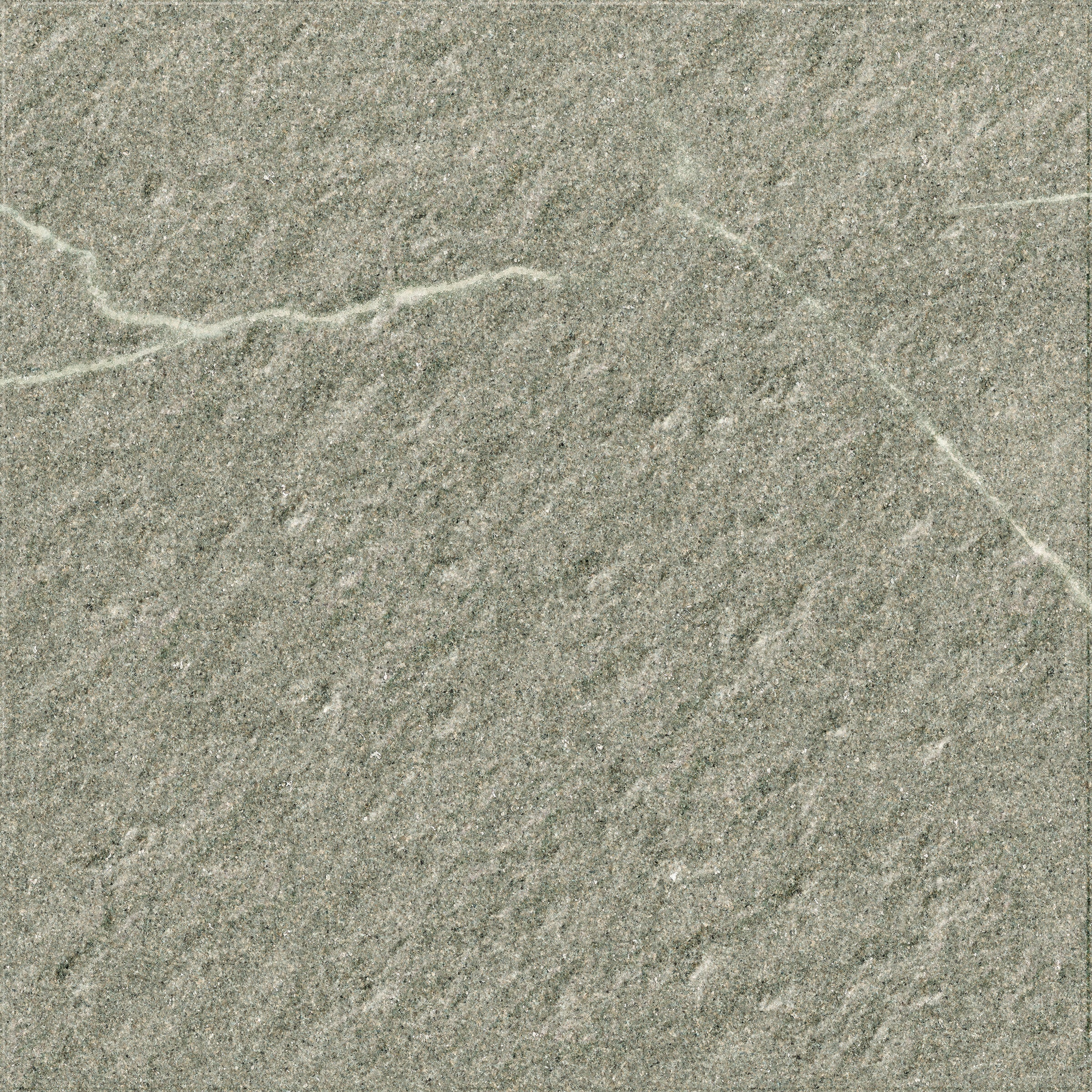 L-shaped matte porcelain border in warm greige limestone texture, evoking rustic Italian piasentina stone for refined outdoor transitions.