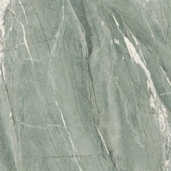 Luxurious Tiffany Green marble-look porcelain tile with soft veining, matte finish, and refined opulence for elegant walls.