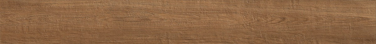Textured dark beige porcelain plank with reclaimed wood grain, exuding rustic elegance and warm, nostalgic sophistication.