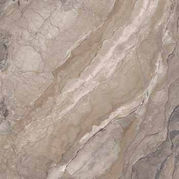 Luxurious matte travertine-effect porcelain tile in warm brown with refined veining and artisanal depth.