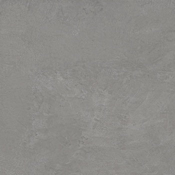 Matte porcelain tile in soft middle grey with a refined plaster-like texture, exuding minimalist elegance and serene luxury.