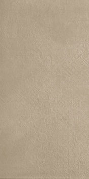 Matte porcelain tile with subtle sand-toned relief, evoking industrial elegance through delicate texture and luminous depth.