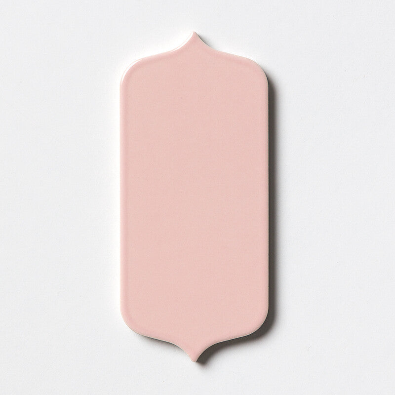 STATUS CERAMIC: Rosie Tear Field Field Tile (glossy | 3"x8"x5/8" | beveled)