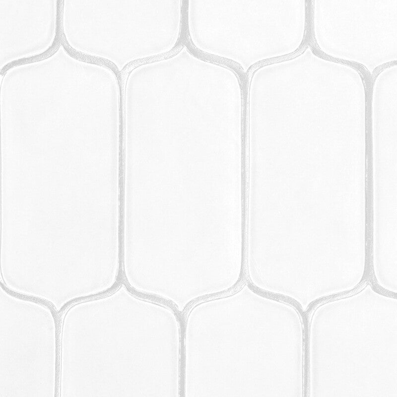 STATUS CERAMIC: Satin Cotton Tear Field Field Tile (matte | 3"x8"x5/8" | beveled)