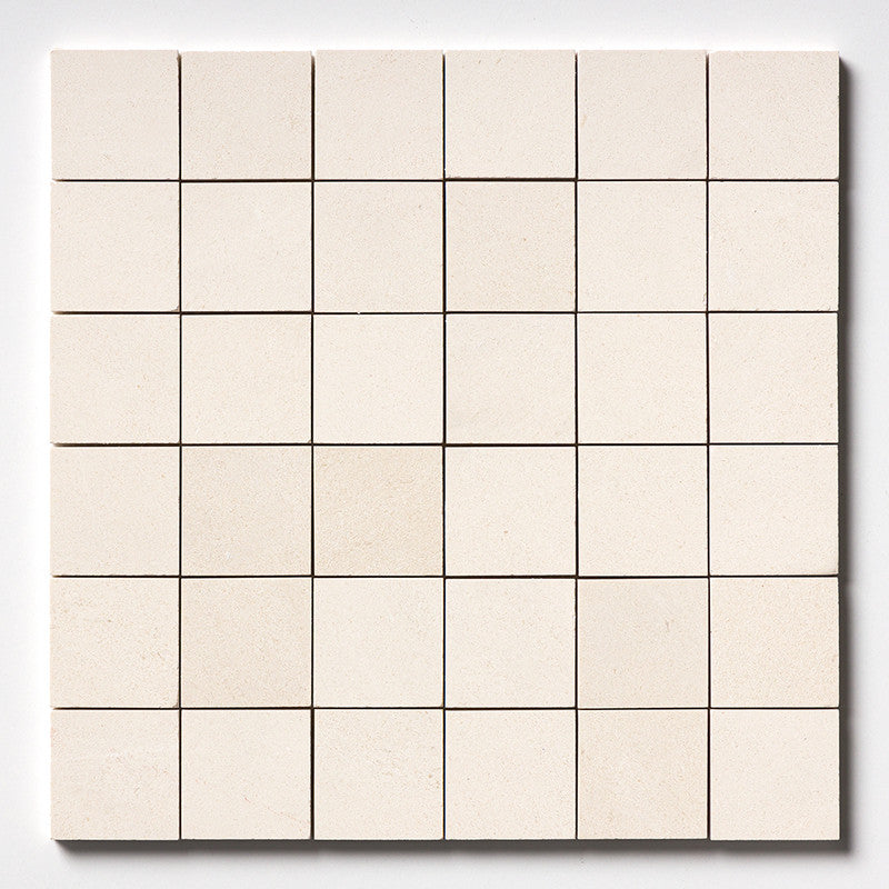 CHAMPAGNE: 2X2 Straight Stack Mosaic (honed | 12"x12"x3/8" | straight cut)