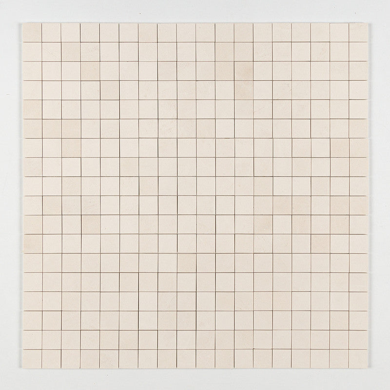 CHAMPAGNE: 2X2 Straight Stack Mosaic (honed | 12"x12"x3/8" | straight cut)