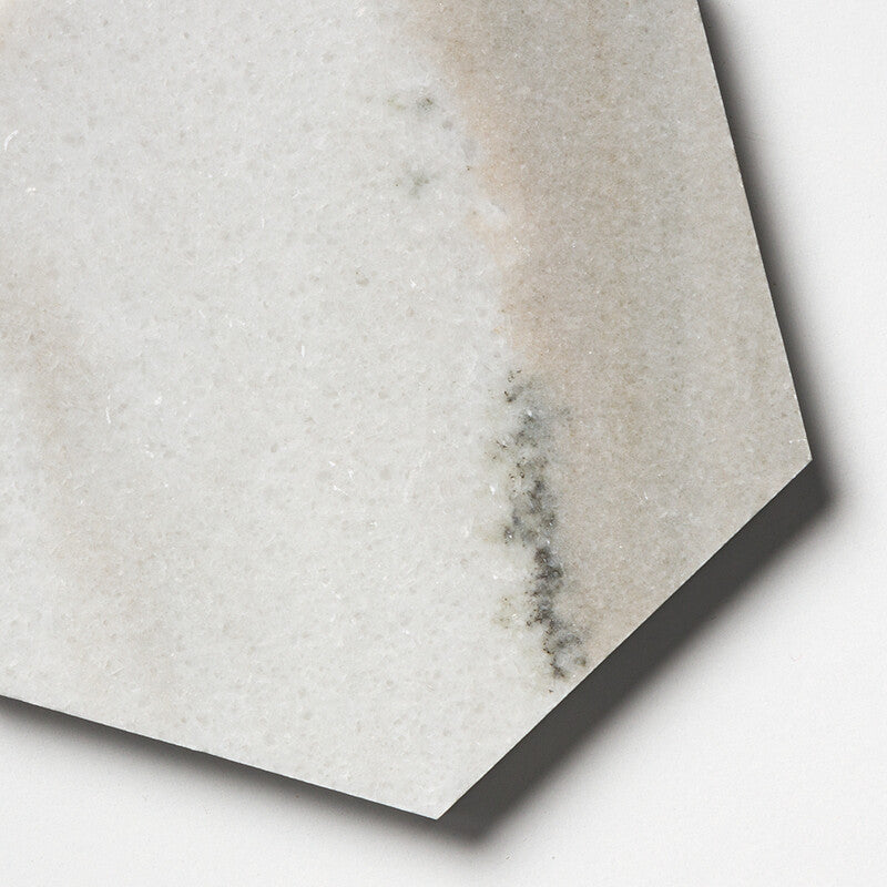 DIMENTIONS : Hexagon Field Tile (honed | 5"x5"x25/32" | straight cut)
