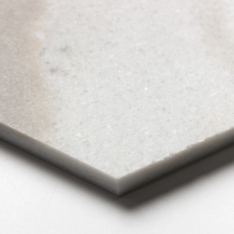 DIMENTIONS : Hexagon Field Tile (honed | 5"x5"x25/32" | straight cut)