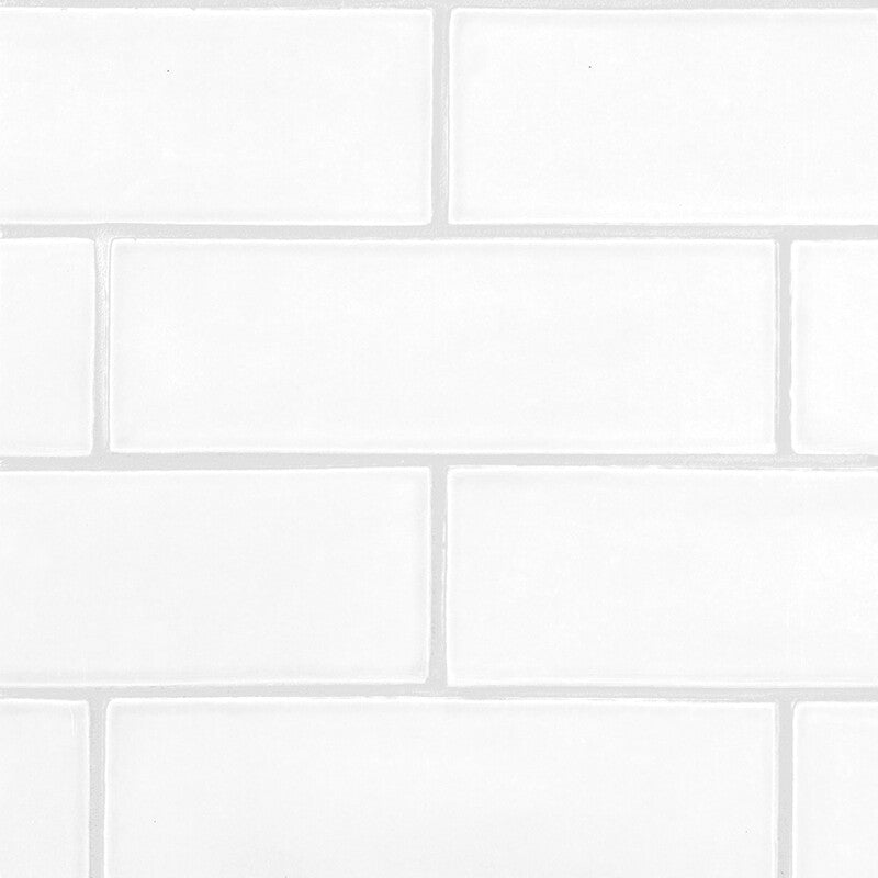 STATUS CERAMIC: Satin Cotton Rectangle Field Tile (matte | 3"x9"x3/8" | beveled)