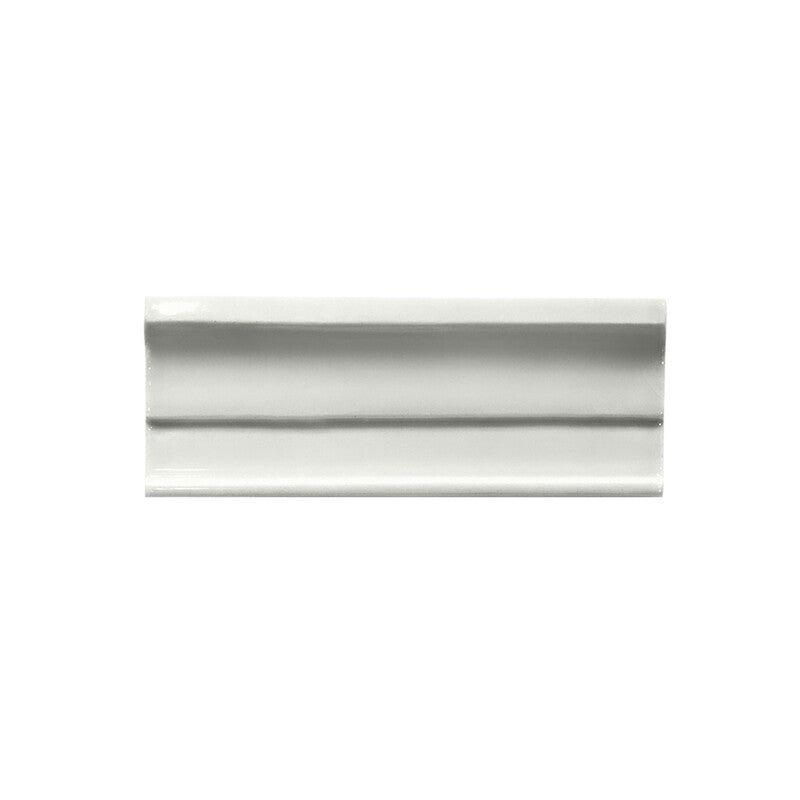 BREATHE MORESQUE: Seda Ceramic Rail Molding (glossy | 2"x6"x1/4" | round)