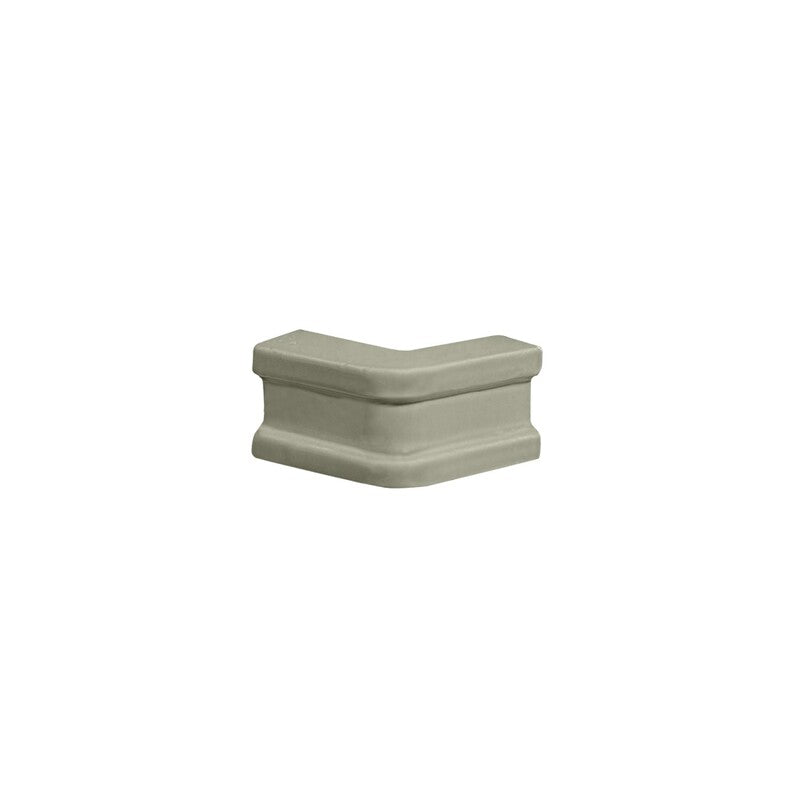 BREATHE MORESQUE: Plume Ceramic Bar Liner Corner (glossy | 1"x1"x3/8" | round)