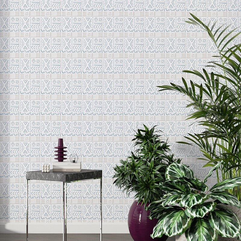 ZANZIBAR: Ingrid Field Deco Tile (matte | 6"x6"x3/8" | straight cut)