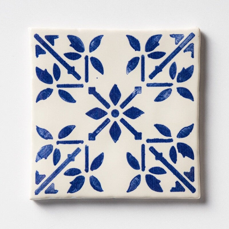 CHEZ MONET CERAMIC: Dauphine Square Field Tile (glossy | 6"x6"x3/8" | straight cut)