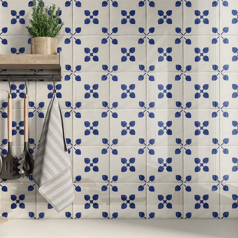 CHEZ MONET CERAMIC: Roussillon Square Field Tile (glossy | 6"x6"x3/8" | straight cut)