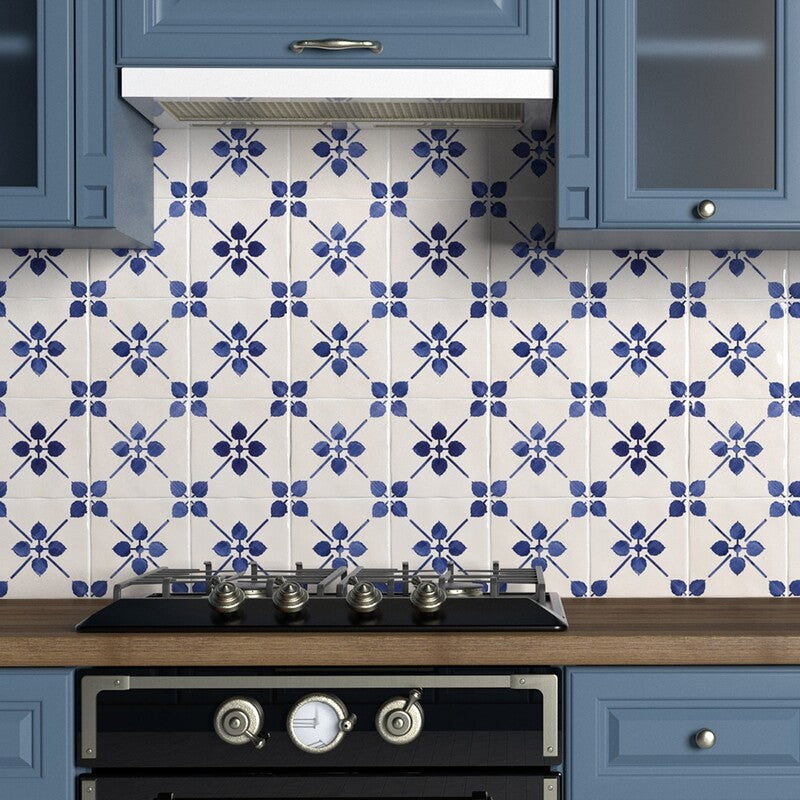 CHEZ MONET CERAMIC: Roussillon Square Field Tile (glossy | 6"x6"x3/8" | straight cut)