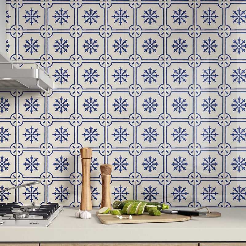 CHEZ MONET CERAMIC: Gascony Square Field Tile (glossy | 6"x6"x3/8" | straight cut)