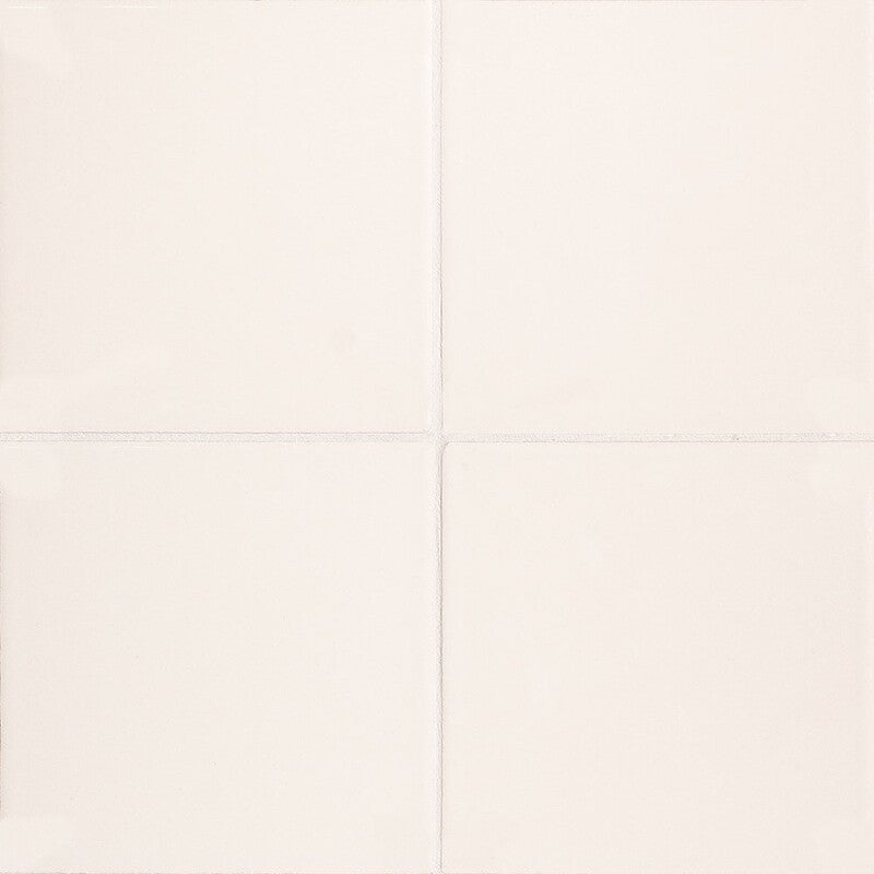MIRADOURO CLASSIC: Blanc Square Field Tile (glazed | 5"x5"x7/8" | beveled)