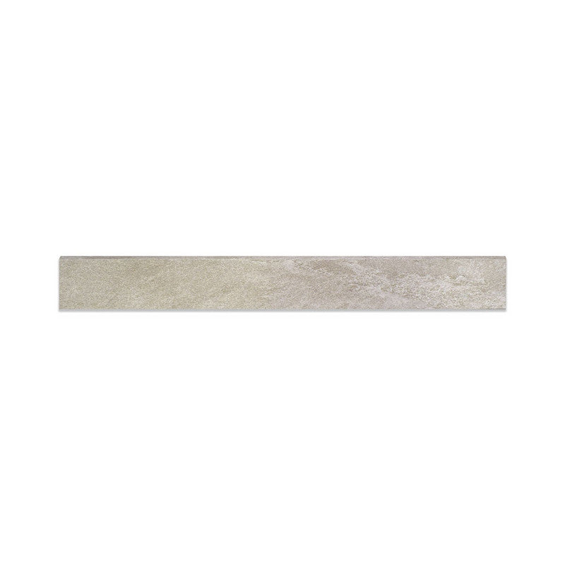 PIEDRA NORGE: Taupe Slate Porcelain Battiscopa Baseboard (natural | 2"x24"x3/4" | straight cut)