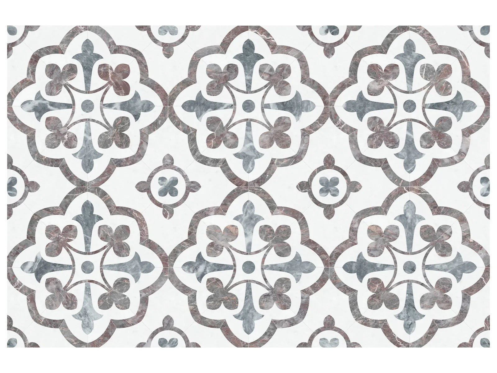 UTOPIO: Fleur Blush Mosaic (15¹¹⁄₁₆"X15¹¹⁄₁₆"X⅜" | Honed)