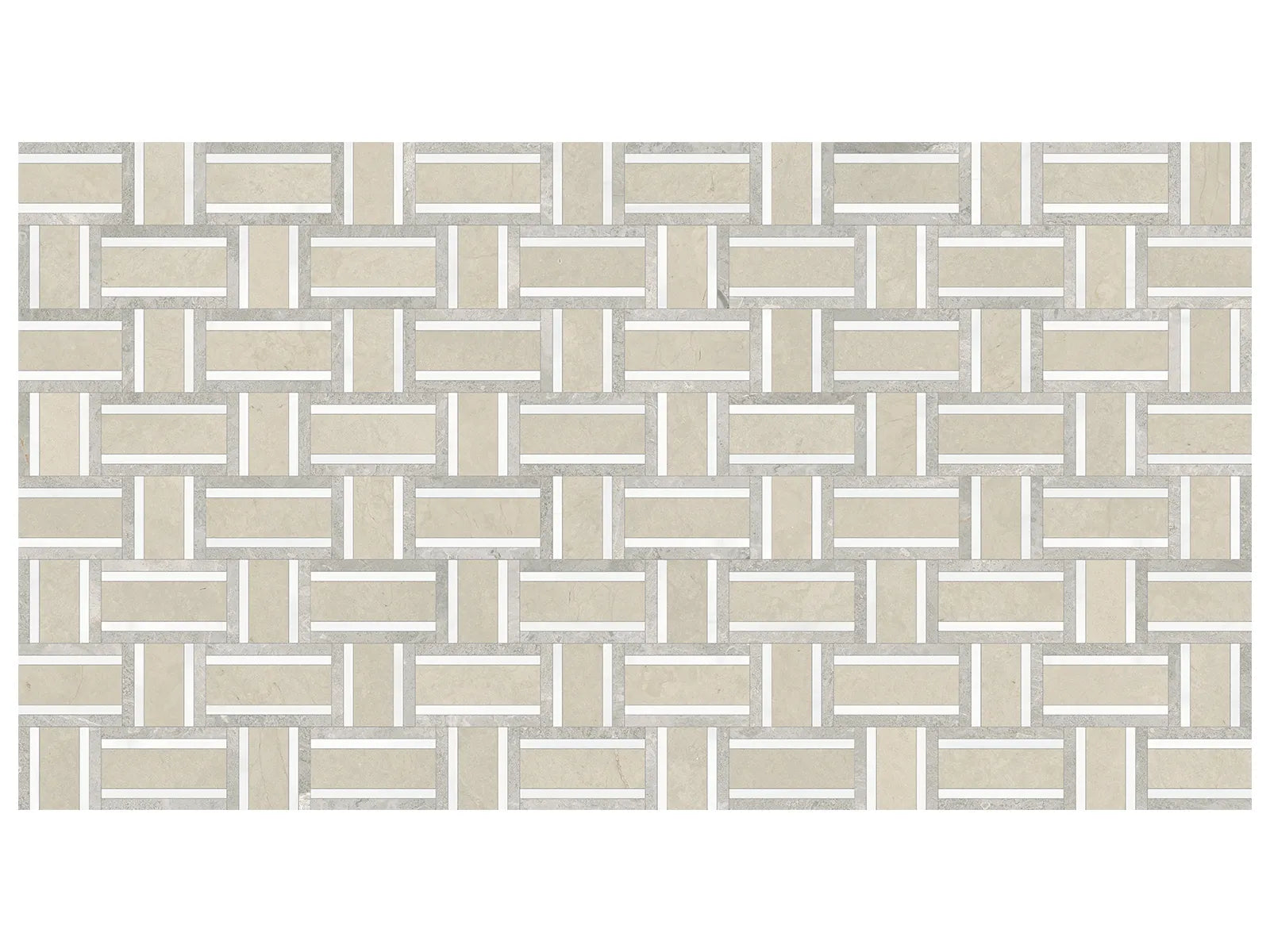 UTOPIO: Cesto Clay Mosaic (14¾"X11¹³⁄₁₆"X⅜" | Honed)
