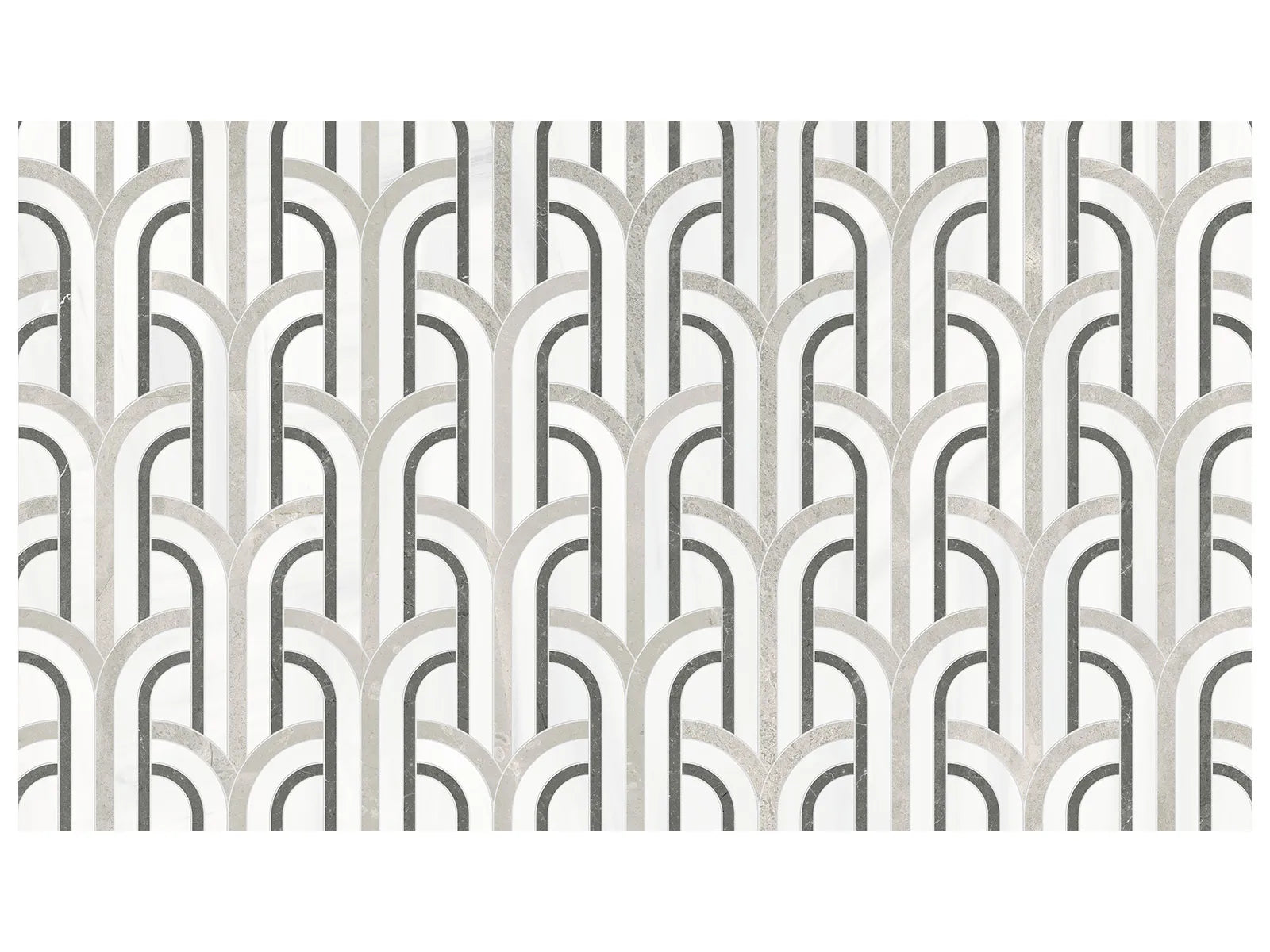 UTOPIO: Florence Mist Mosaic (11¹⁵⁄₁₆"X10⁹⁄₁₆"X⅜" | Polished)