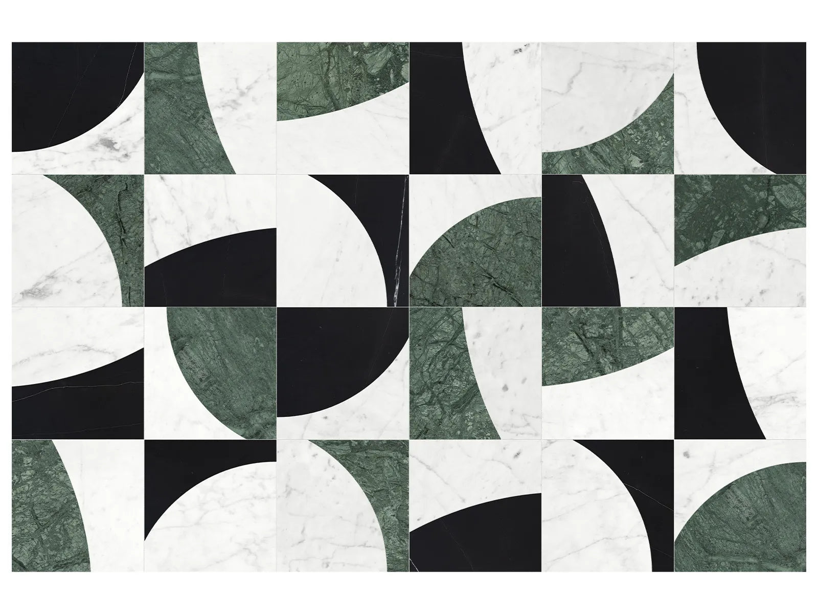 UTOPIO: Eclypse Pine Mosaic (24¹⁄₁₆"X24¹⁄₁₆"X⅜" | Polished)