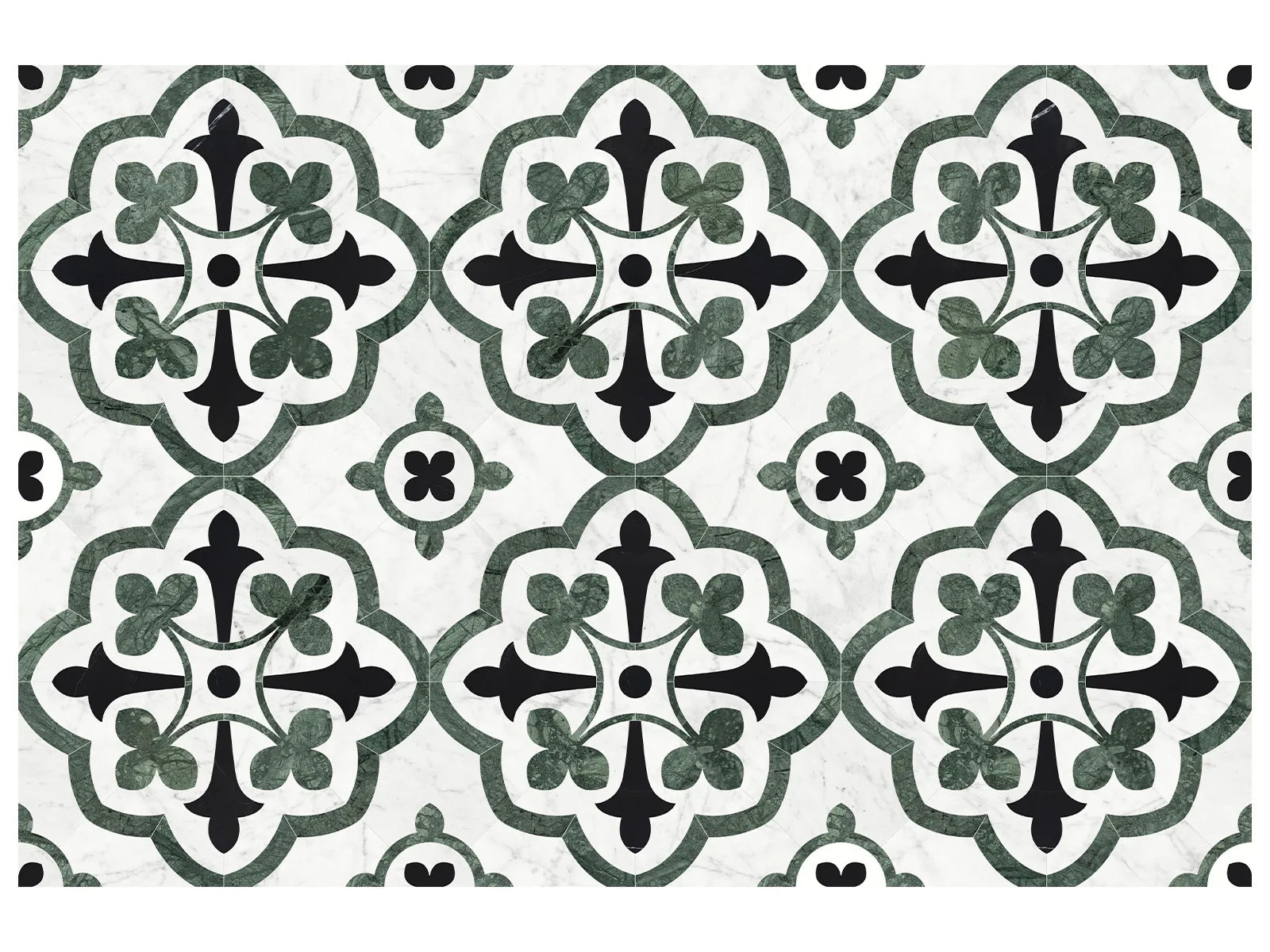 UTOPIO: Fleur Pine Mosaic (15¹¹⁄₁₆"X15¹¹⁄₁₆"X⅜" | Polished)