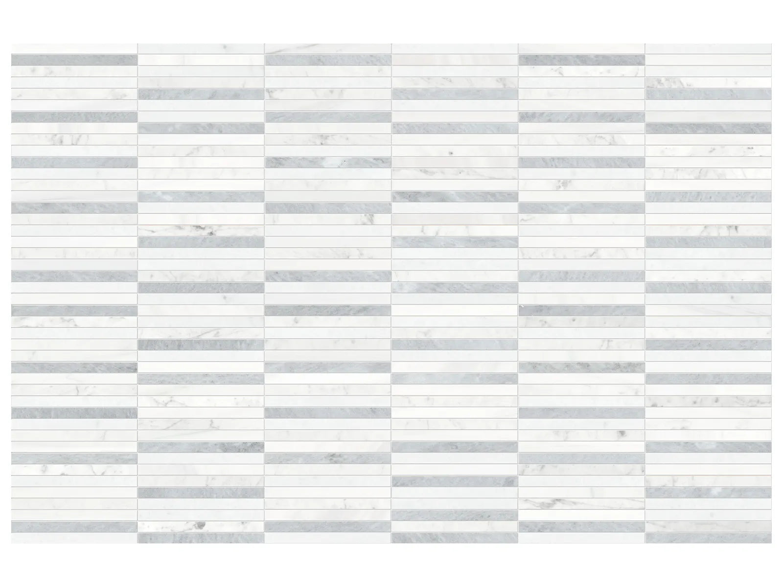 UTOPIO: Stacked Polar Mosaic (11¹³⁄₁₆"X11⅝"X⅜" | Honed)