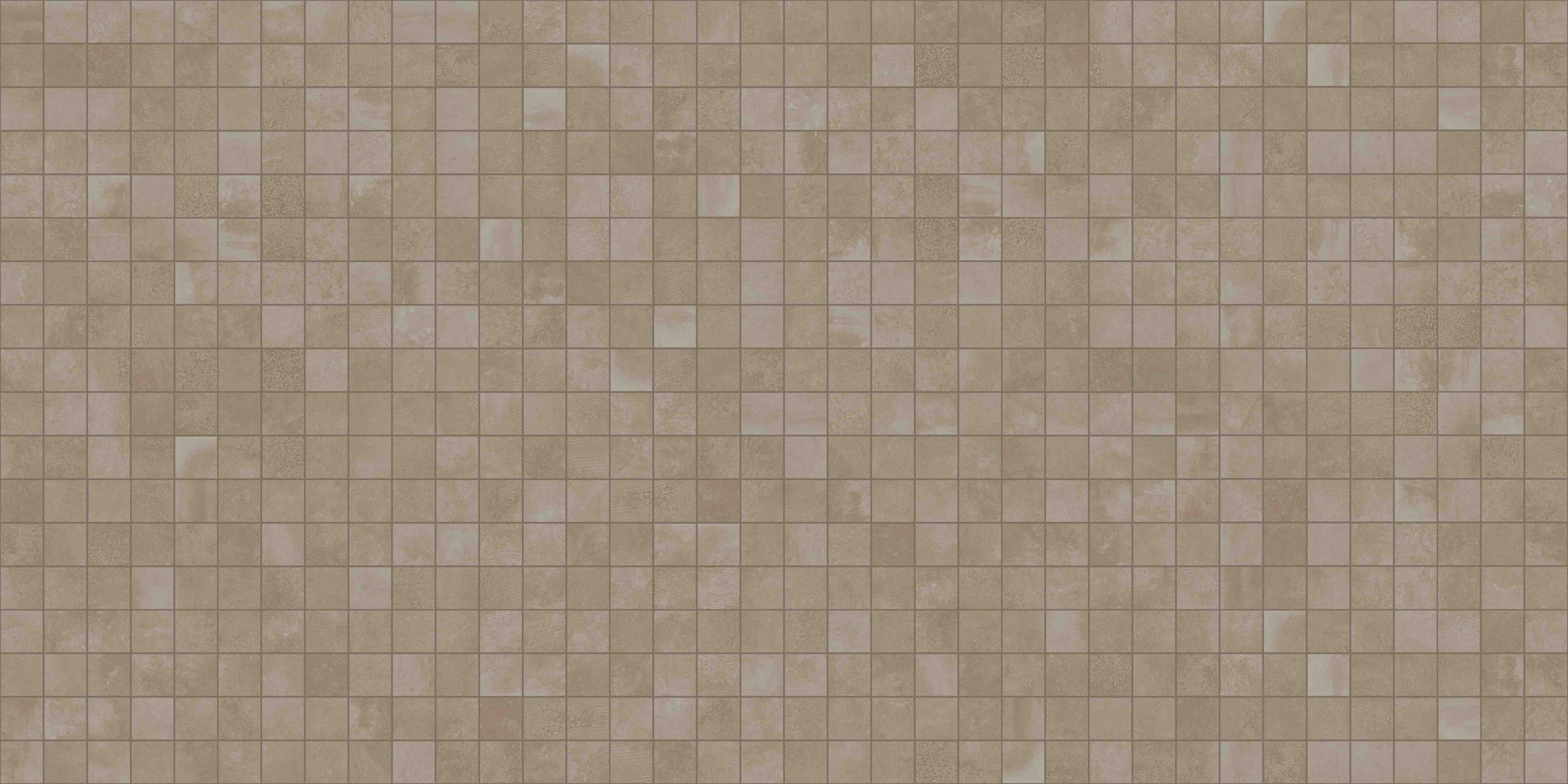 ATTITUDE: Warm Sand Square Straight Stack Field Mosaic (12"x12"x9mm | matte | rectified)