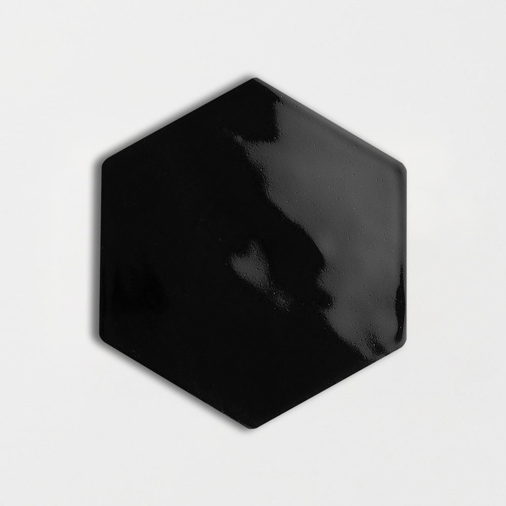 marble systems status ceramics black hexagon field tile 5x5x3_8 sold by surface group online