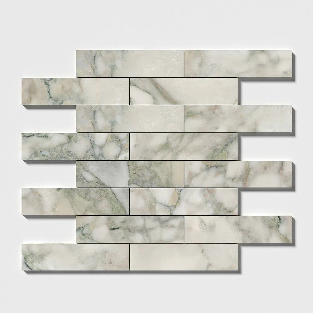 calacatta green marble field tile 3x12x3_8 honed distributed by surface group