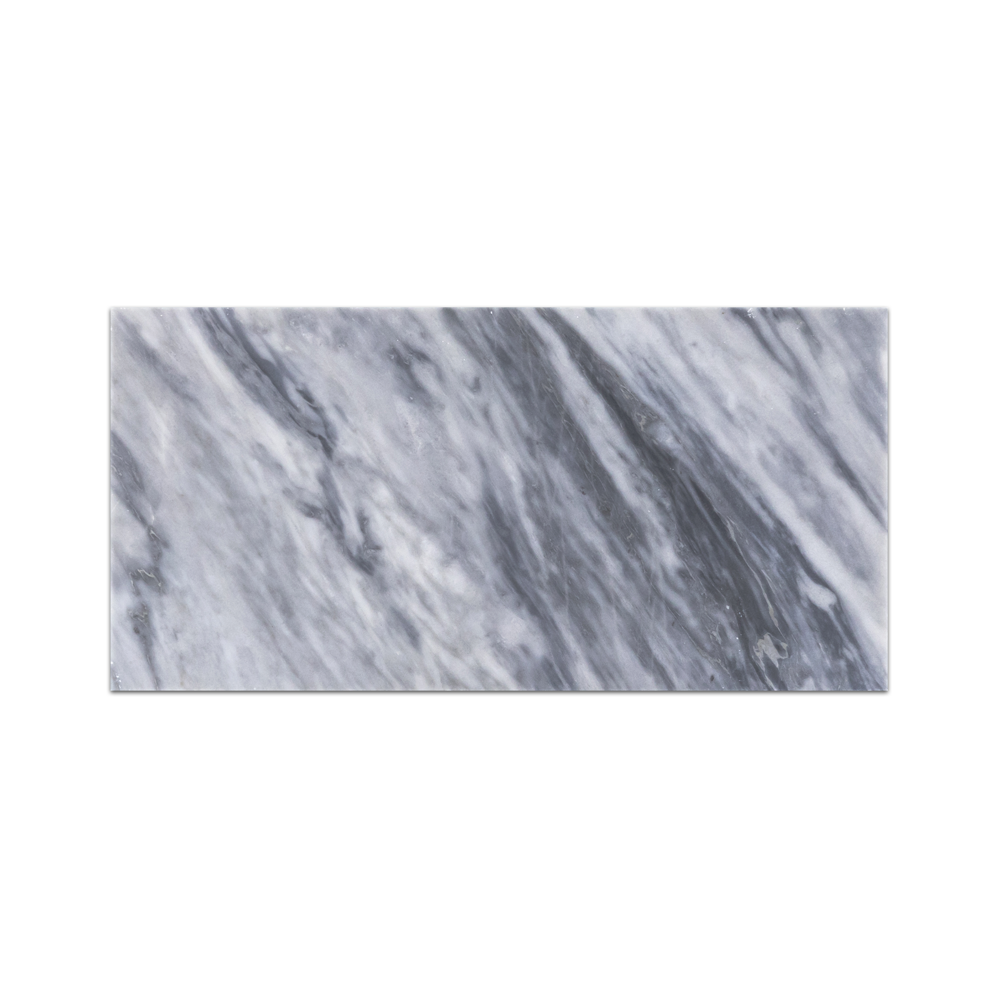 Elon Bardiglio Nuvolato Marble Rectangle Field Tile 6x12x0.375 Honed - Surface Group International
