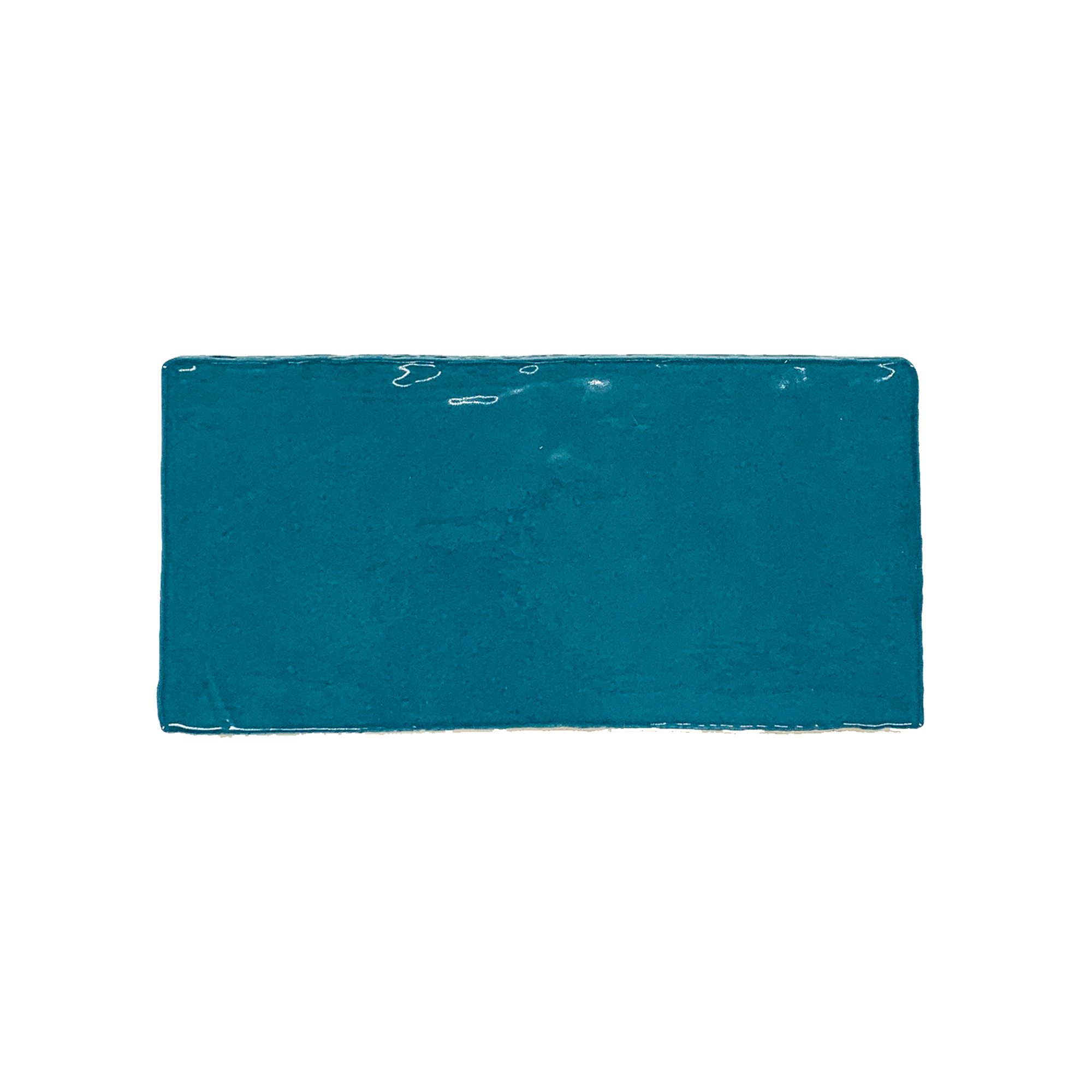 Elon Hampton Turquoise Ceramic Rectangle Wall Tile 3x6x0.375 Glossy BC701G Surface Group International Product