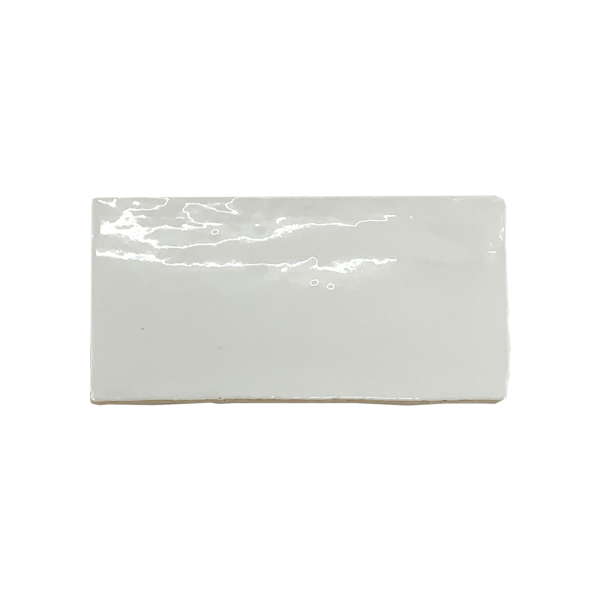Elon Hampton White Ceramic Rectangle Wall Tile 3x6x0.375 Glossy BC201G Surface Group International Product