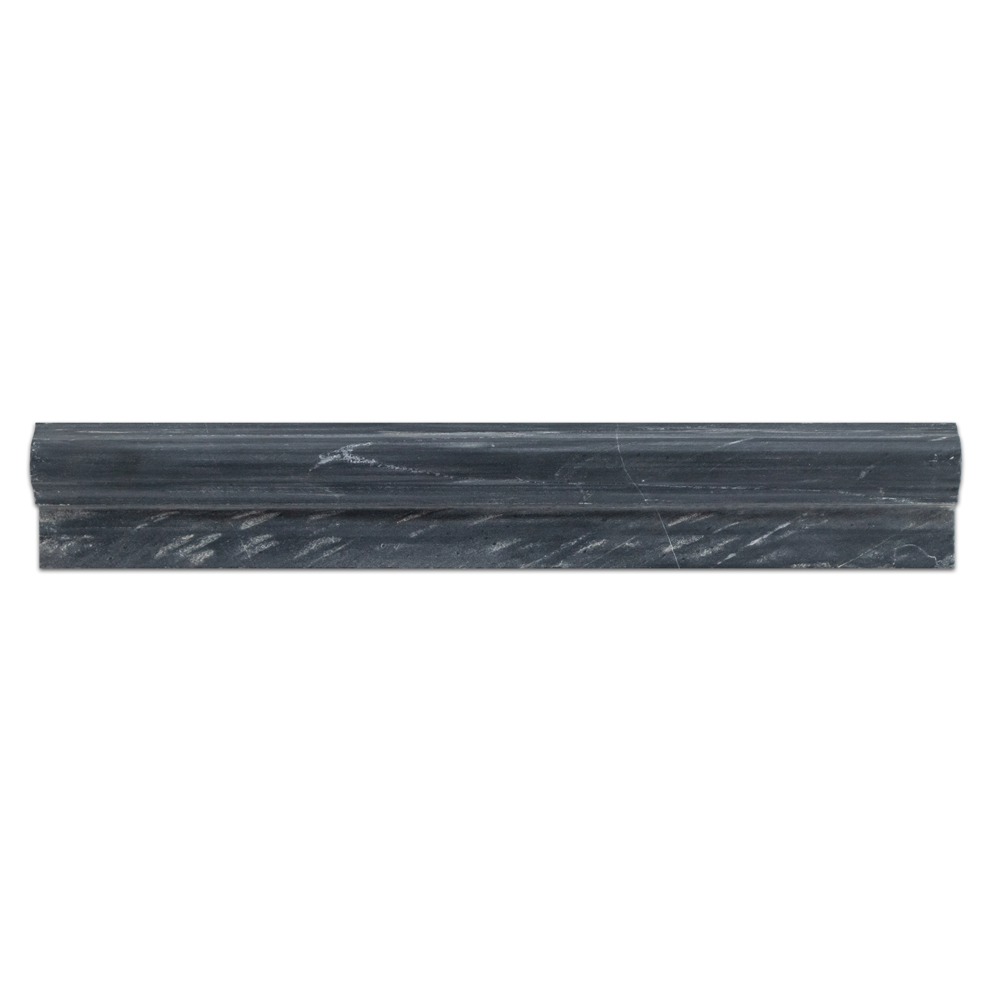 Elon Midnight Slate Ogee 2x12 Honed Tile SL1509A - Surface Group International