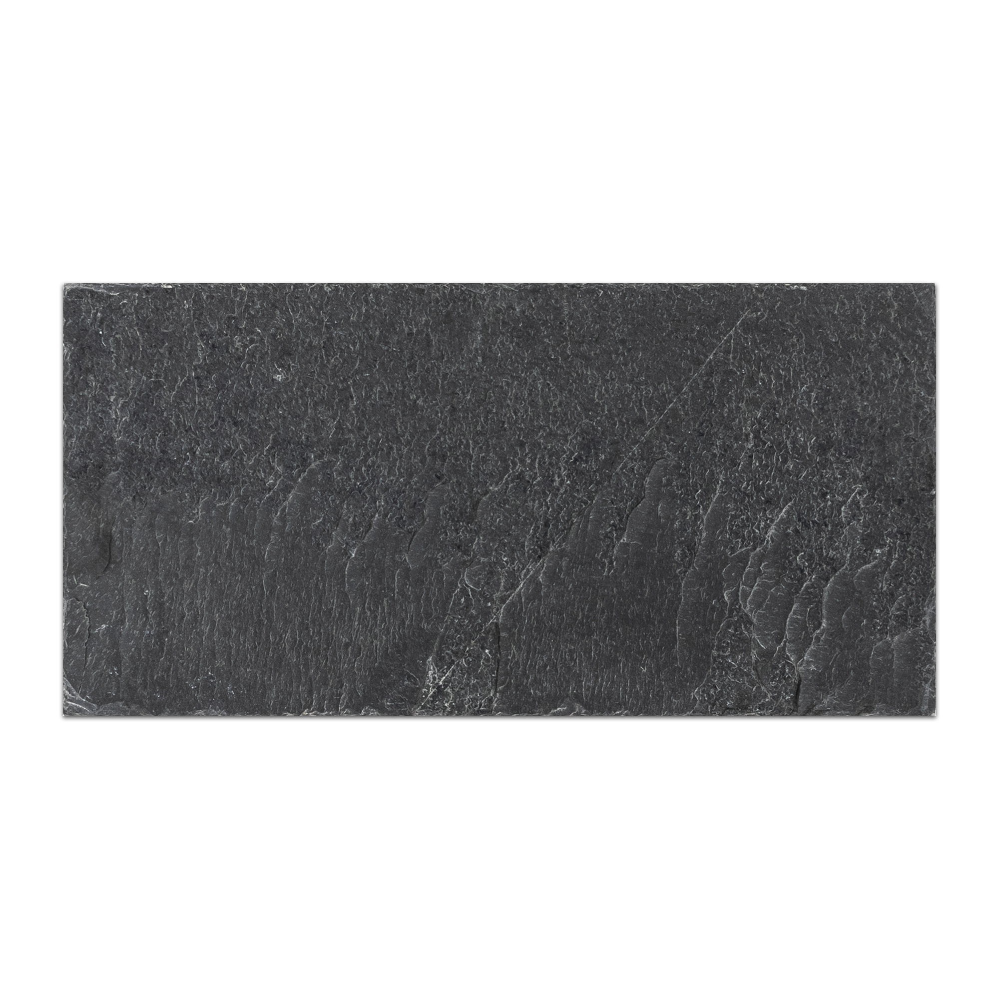 Elon Midnight Slate Rectangle Field Tile 6x12x0.375 Cleft SL1610 Surface Group International Product