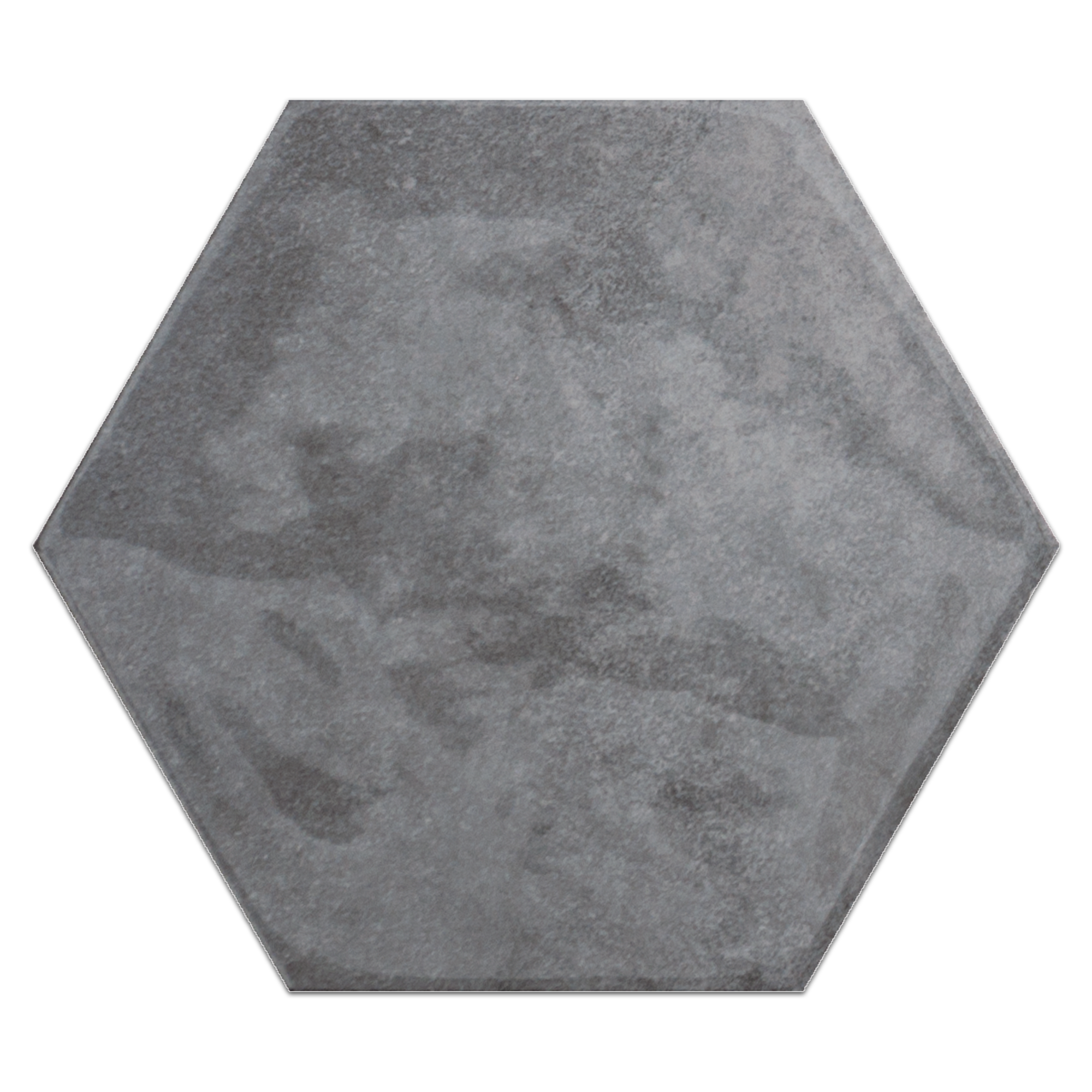 Elon Moon Grey Ceramic Hexagon Wall Tile 6.25x7.25x8.5mm Glossy CT320 Surface Group International Product