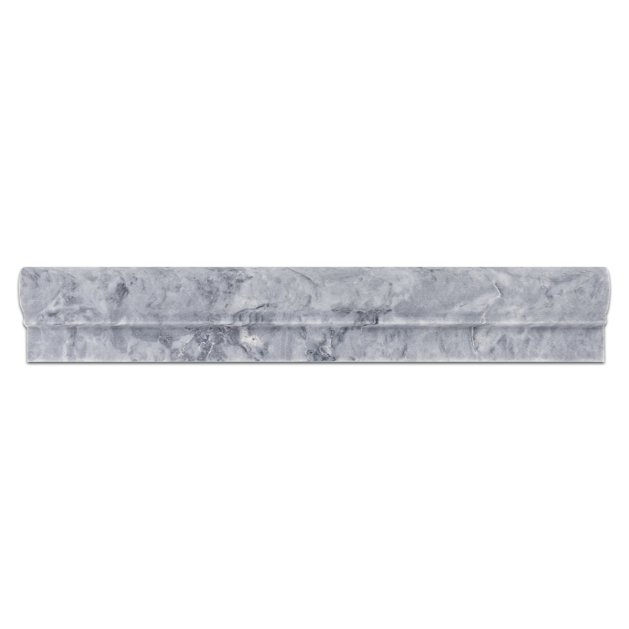 Elon Pacific Gray Marble Ogee 2x12 Honed Tile - Surface Group International