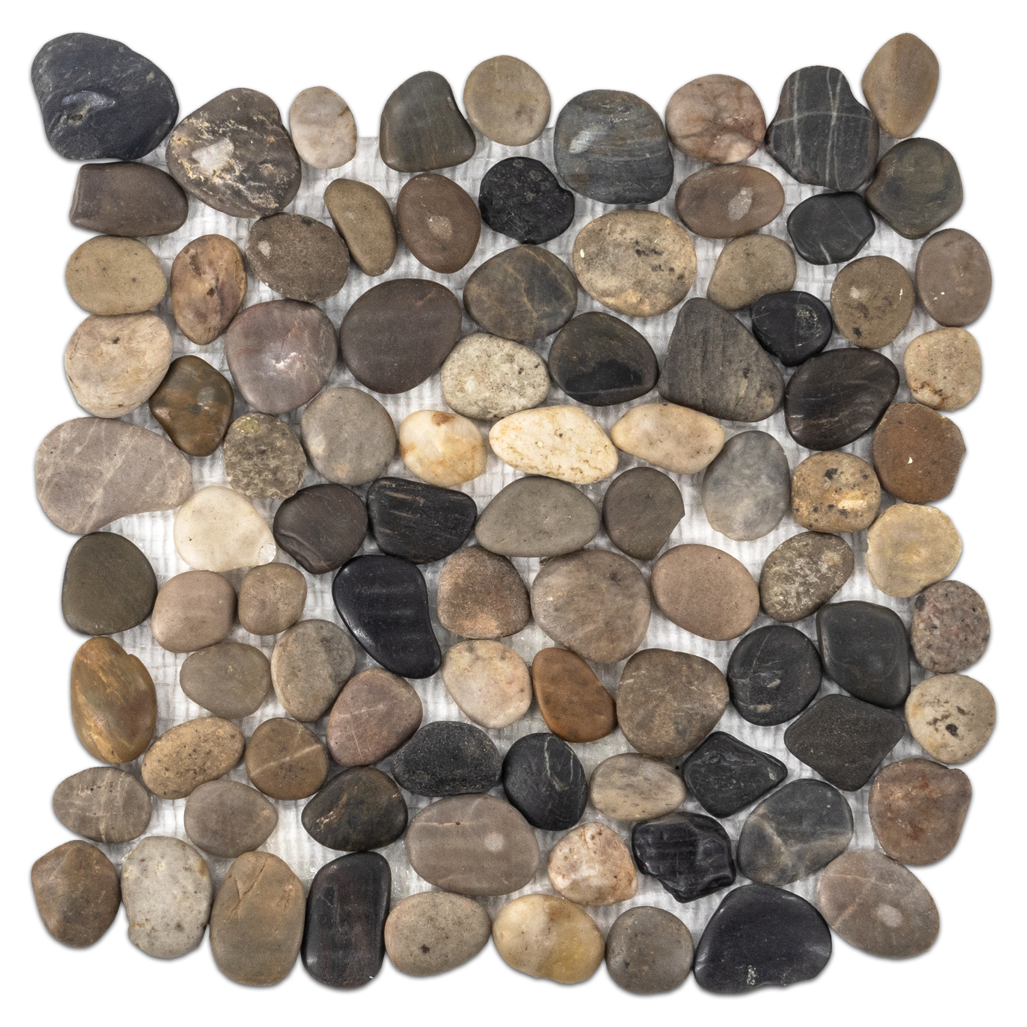 Elon Prairie Pebbles Field Mosaic Tile 1.5x2.25x0.375 Glossy - Surface Group International