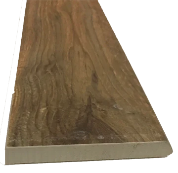 Elon Square Wood Porcelain Baseboard 3x19 Semi Polished Tile - Surface Group International