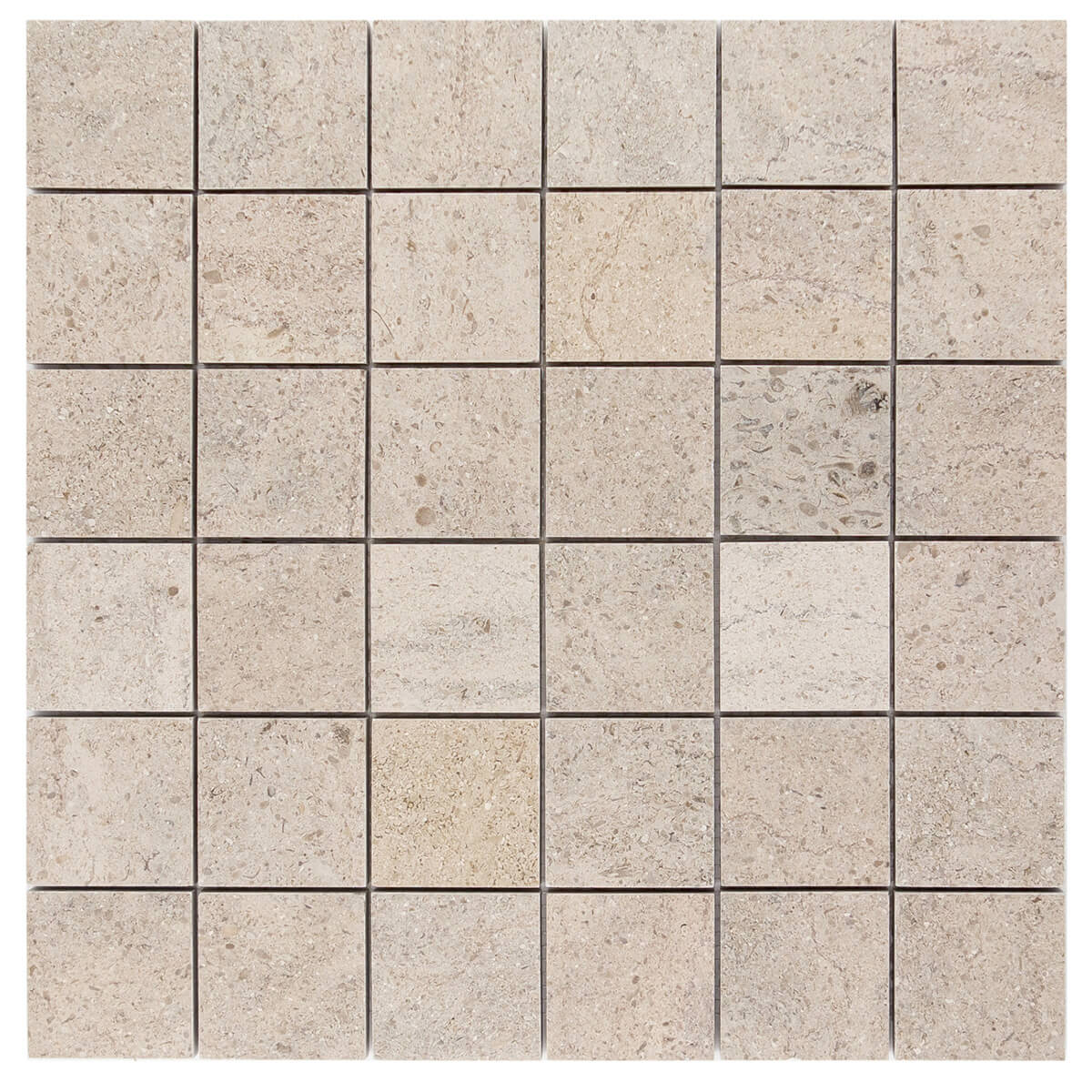 haussmann fontainebleau gascogne blue limestone square mosaic tile 2x2 honed