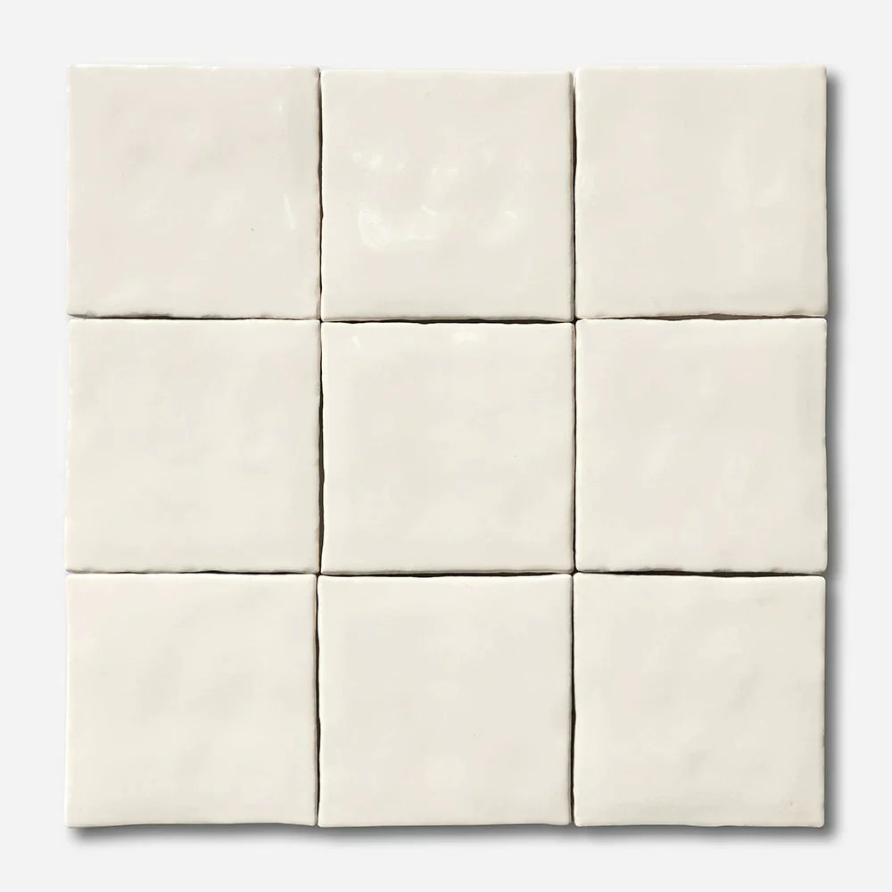 kasbah butter ceramic field tile 4x4x3_8 glossy distributed by surface group